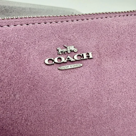 Coach Suede Nolita 19 Silver Light Violet - Picture 3 of 12